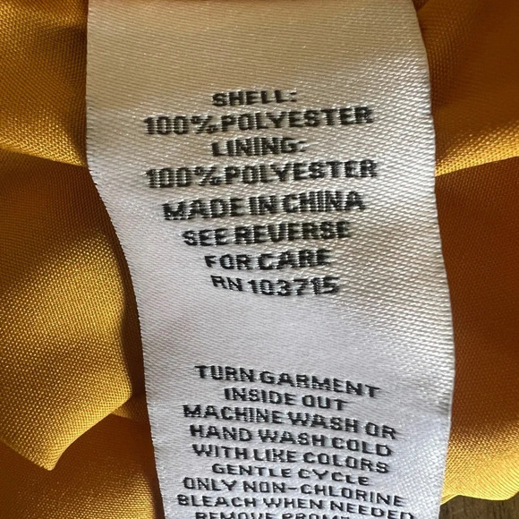 Nanette Lepore NWT Gold Ray Smocked Ruffle Long Sleeve Dress - Size 2 - Picture 4 of 8